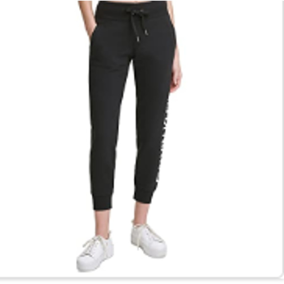 Calvin Klein Pants - Calvin Klein Performance Women's Logo Fleece Pants Black Size X small NWT